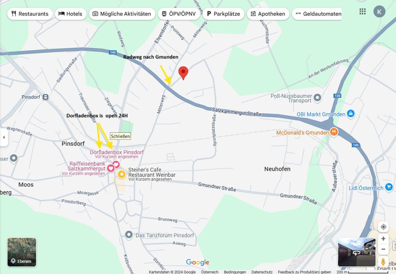 Ferienwohnung Nahe Gmunden Top 3 Pinsdorf Екстериор снимка